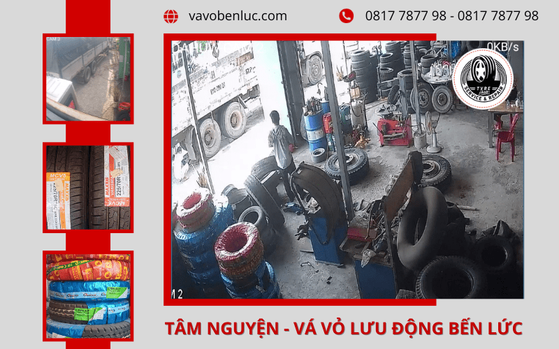 Vá vỏ lưu động Bến Lức - Vá vỏ lưu động Long An