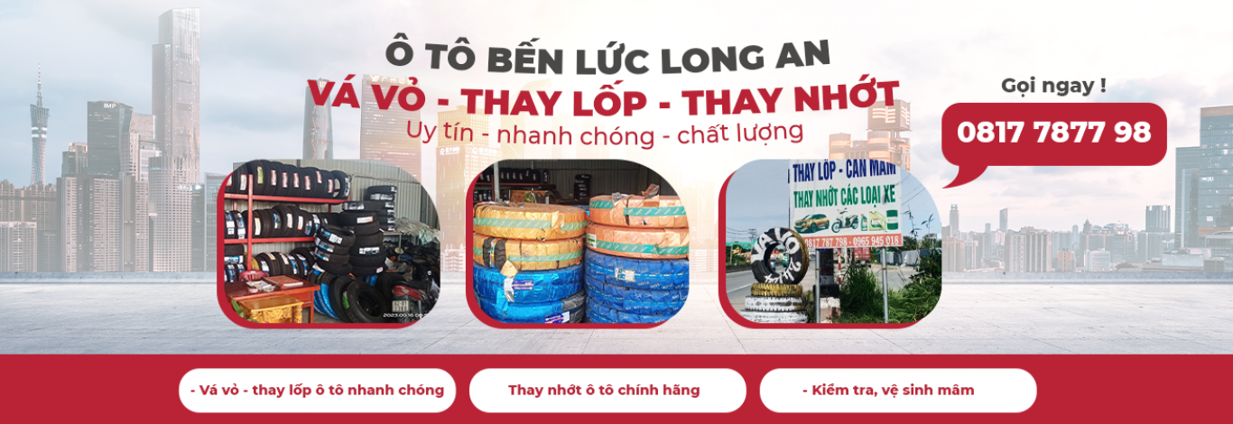 vá vỏ bến lức