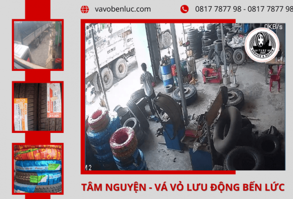 Vá vỏ lưu động Bến Lức - Vá vỏ lưu động Long An